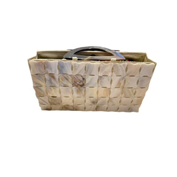 TICO Collection Vintage purse Handmag MOP Mother of Pearl Horn handles handmade - Picture 7 of 11